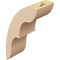 Ekena Millwork 3-inch W x 6-inch D x 10-inch H Ozark Rough Cedar Woodgrain TimberThane Knee Brace, Primed BRCUR03X06X10OZKRCPR - alternate 2
